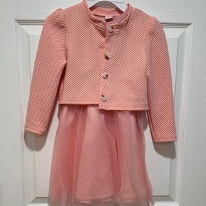 SHEIN Pink Kids Dress with Jacket